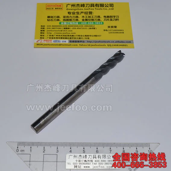 MA-4F-8* 8* 100L двухконтурный фреза из вольфрамовой стали с четырьмя лезвиями