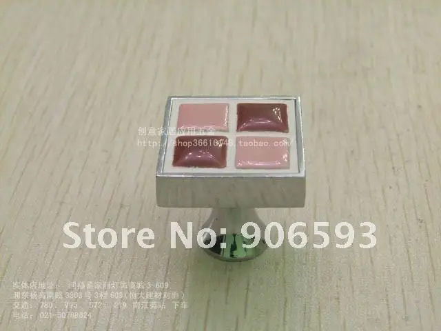 Wine red mosaic porcelain cabinet knob24pcs lot free shipping porcelain handleporcelain knobfurniture knob
