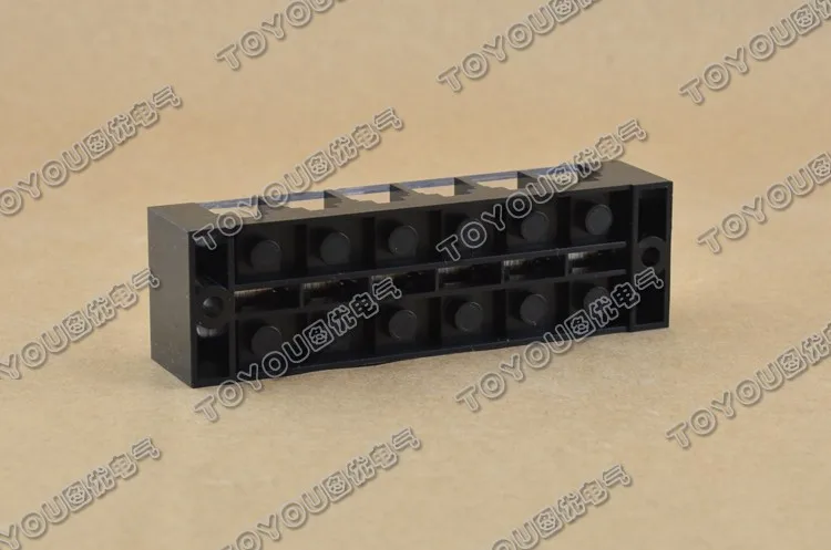 TBC-606 6Pin 60A 660V фиксированные клеммные блоки с барьером
