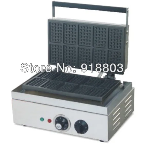 110 v 220 v Электрический прямоугольник для приготовления бельгийских вафель железное устройство для выпечки
