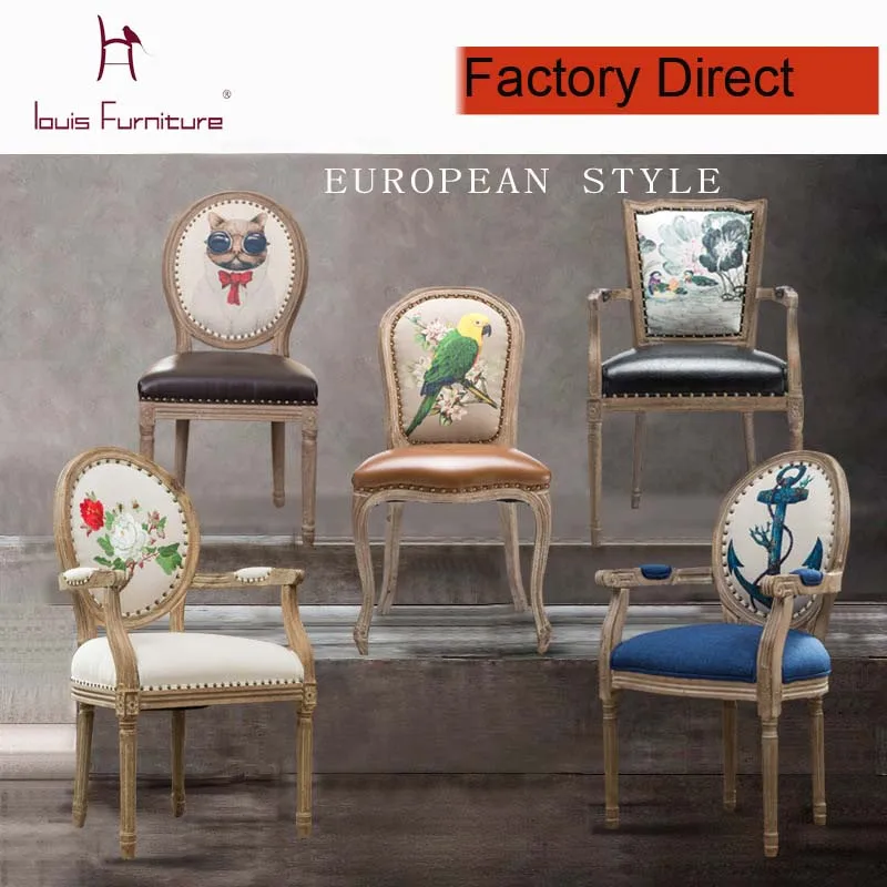 Модный обеденный стул Louis Fashion изысканное мастерство элегантная мебель