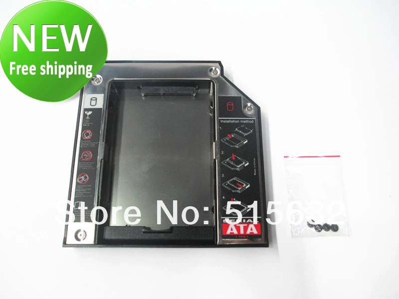 9,5 мм SATA 2nd HDD адаптер Caddy Bay для IBM lenovo 43N3412 T400s T500 T410