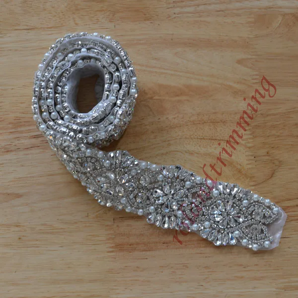 Dhl Free Shipping 2017 New Whole Rhinestone Crystals Beads Roll Dhl Free Shipping 2017 New Whole Rhinestone Crystals Beads Roll Trim For Wedding Dress Crystal Ts