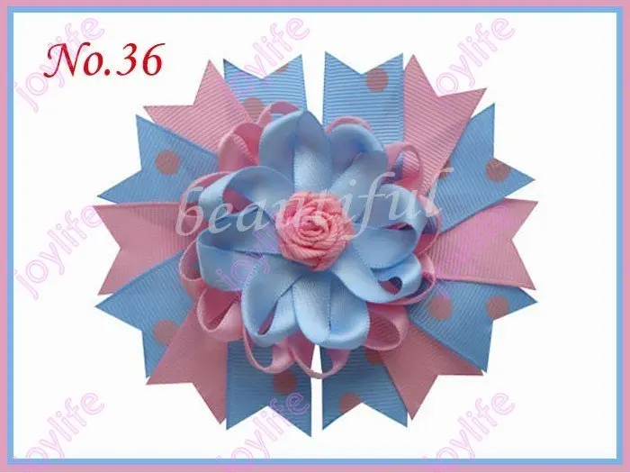 Новые 500 шт 4,5 Роман Махаон гнездо волосы луки rose Изысканная заколка для волос бант для волос для девочек