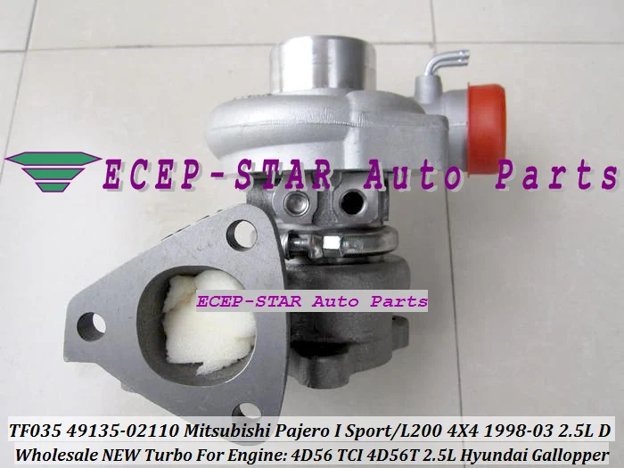 TF035 49135-02110 28200-4A200 Turbo турбонагнетатель для Mitsubishi Pajero Montero Sport L200 4X4 для Hyundai gallopper 4D56 2.5L