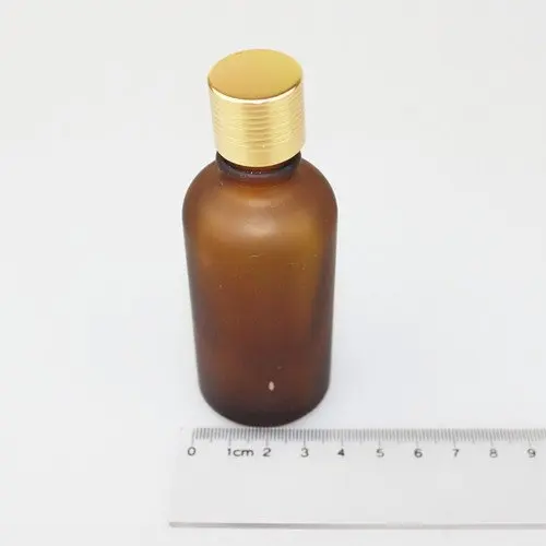 35 шт./партия Янтарный стеклянный флакон для эфирного масла бутылки для духов 50 мл