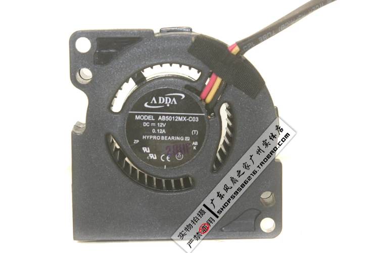 Для ADDA AB5012MX-C03 5020 5 см Association Турбовентилятор 12 В 0.12A скоростной гидравлический подшипник