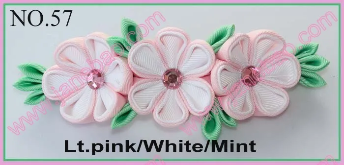 145 шт. 6 ''новые Kanzashi лепесток заколки катушка заколки волосы девушка клип