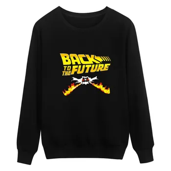 

Back to the Future Harajuku Sweatshirt Hoodies Street Wear Style with Winter Warm Mens Hoodies and Sweatshirts Brand 4XL