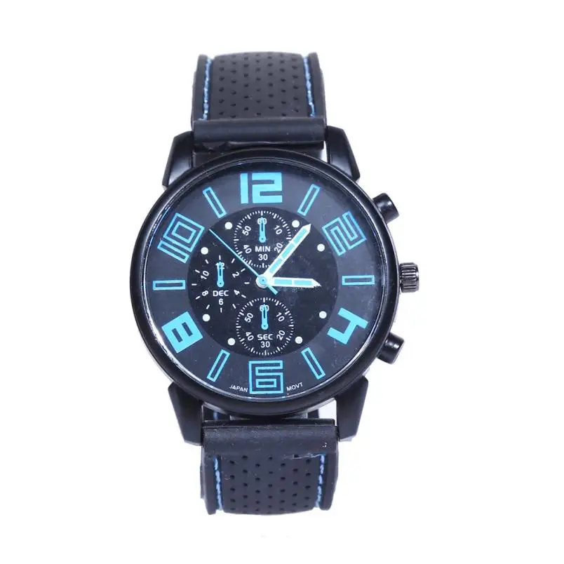 

Watch Men Fashion Silicone Cool Quartz Hours WristWatch Relogio Masculino sport watches for men Dropshipping reloj hombre Saat