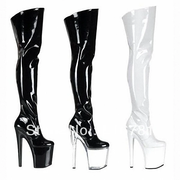 plus size thigh high boots uk