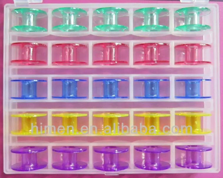 Household Sewing Machine Parts plastic bobbin 2518P (1box=25pcs)