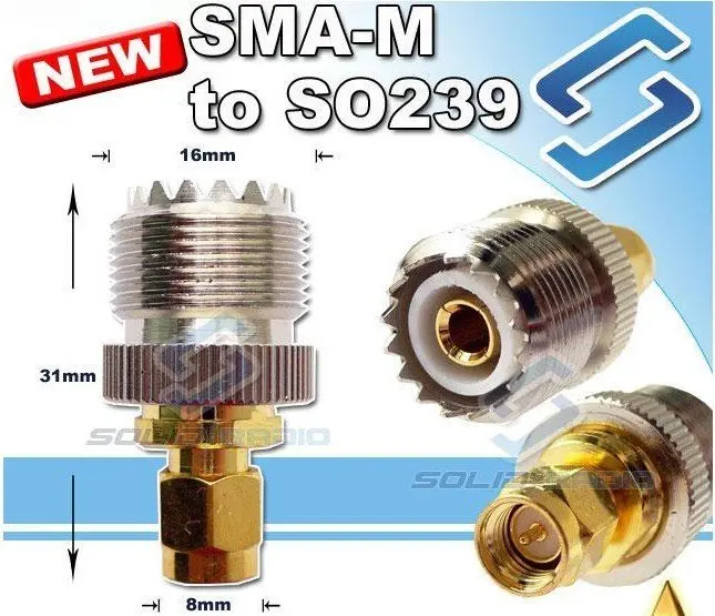 SMA разъем для SO239 для Yaesu vx-1r VX-2R VX-3R vx5r VX-6R vx7r, Baofeng UV-3R mark ii uv-100 uv-200 KG-UV6D PX-2R PX-A6 px-333