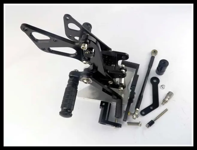 Черный Rearset задний Набор подножки для 2008-2011 Honda CBR1000RR CBR 1000RR