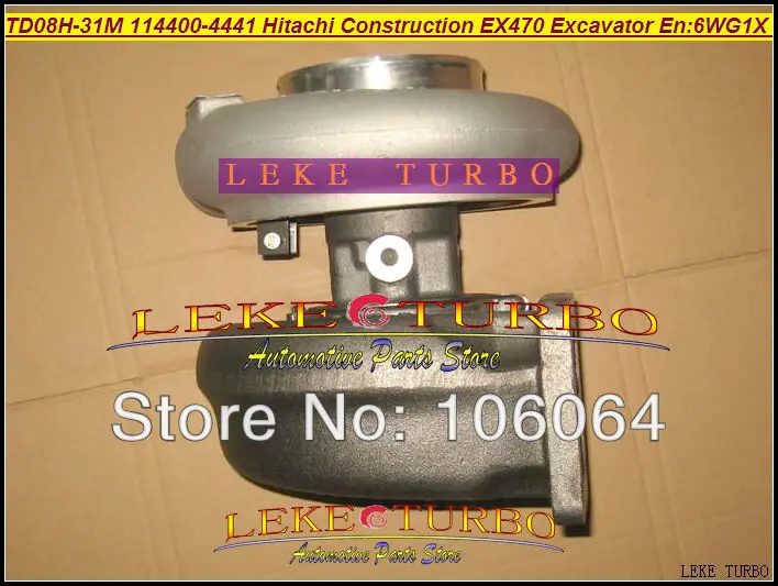 TD08H-31M 49188-01831 114400-4441 114400-4440 1144004440 Турбокомпрессор 《 HITACH ZX450 ZX470 ZX500 ZX520 ZX870H-3 экскаватор 6WG1 6WG1X