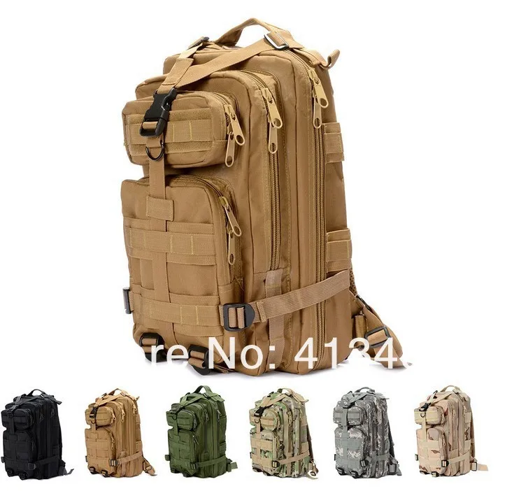 Bluecamp 30L 3 P Рыбалка Охота тактический рюкзак кемпинга Miltary рюкзак
