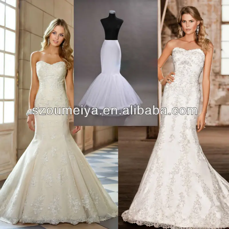 Op1 Wedding Accessory Crinoline Underskirt Mermaid Petticoat Adult
