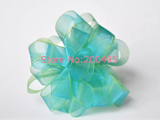 [Iubufigo] 5/" 16 мм Ombre Sheer ленты Пряжа подарочная упаковка 200 двор/roll многоцветный Riband