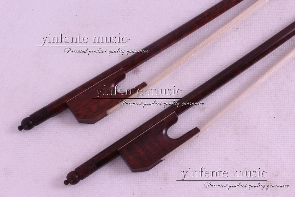 Snakewood 1 шт. 4/4 Скрипка Лук барокко белый конский хвост прямой#8
