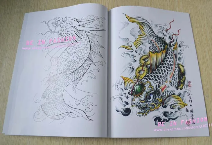 Тату-книга Flash, дизайн племени дракона, рукоделие, эскиз 3D, художественный блокнот для эскизов для рисования, наборы
