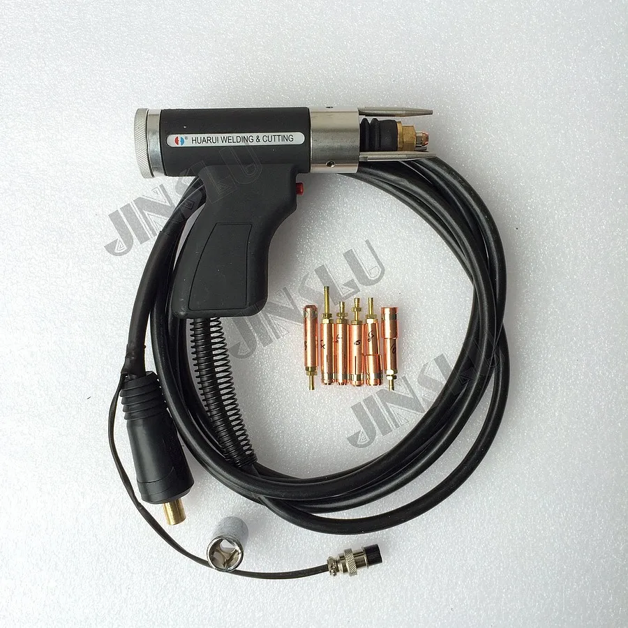 

Capacitor Discharge CD Stud Welding Gun Welding Torch 4 Meter Cable M3 to M10 for Stud Welding Free 6pcs Collet
