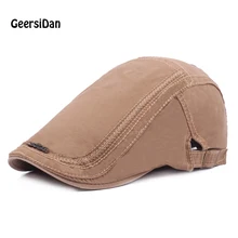 GEERSIDAN, новинка, все сезоны, хлопок, мужской берет, шапка, модный дизайн, Солнцезащитный берет, кепка для женщин, с вышивкой, шапка унисекс