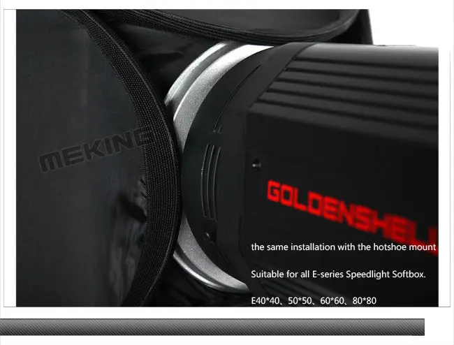 E-Series E40/50/60/80 софтбокс Speedlight адаптер креплением Bowens для установки студийная вспышка Speedlite