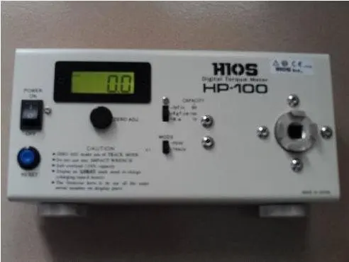 HIOS hp-100 мощный крутящий момент, Электрический Крутящий момент тестер одобрен с приспособлением 10-150 мм