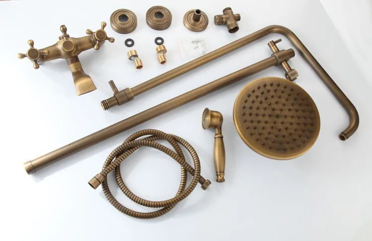 Becola Бесплатная доставка смеситель для душа античная бронза для ванной набор для душа и латунь кран комплект GZ-6005