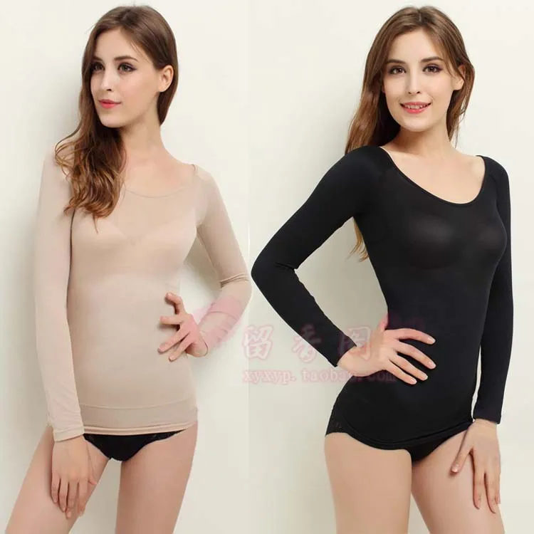 (BD006)120D velvet stockings top dance basic shirt ultra elastic long