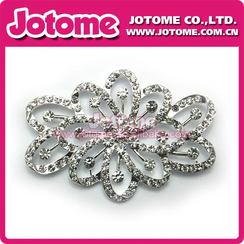 Rhinestone Броши Хрустальный цветок Форма Rhinestone Броши Для Свадебное приглашение
