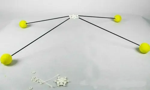 Landing Training anti-crash kit sets 450 3D Heli Sponge Balls For Rc Helicopter Esky Walkera 