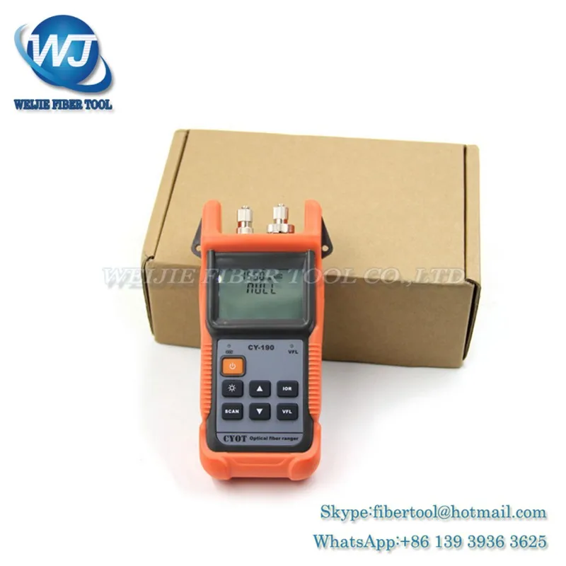 Оптический волоконный мини прибор для проверки дефектов Ranger MINI OTDR CY190S ручной 60 км