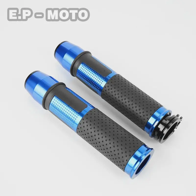 7/8 ''мотоциклов ручка шапки/ручки с ЧПУ 22 мм улице и гоночные Moto гоночное сцепление для RSV4/RSV1000/Shiver750 - Цвет: Blue
