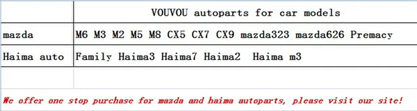 Высокое качество тормозной цилиндр бутылка масла для Mazda 323 family protege BJ 1998-2004