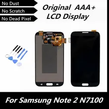 100% Tested Original Gray LCD Screen for Samsung Galaxy Note 2 N7105 N7100 T889 i317 i605 L900 LCD Digitizer Assembly with Tools