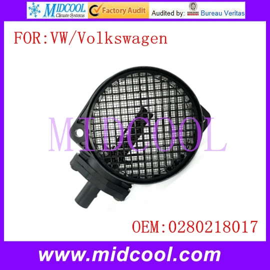 Массового расхода воздуха Сенсор использовать oe 0280218017 для Volkswagen VW