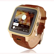 Free DHL shipping Geniune Leather Smart Watch S8, MTK6572 Android Watch Phone with SIM slot WiFi GSM 5MP Camera