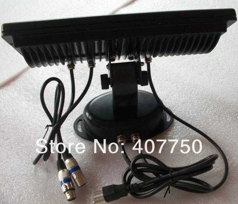 AC85V/265 В подкладке управления DMX 36 Вт rgb светодиодные прожекторы Суаре форма светодиодный проектор изменение цвета для декорирование стен