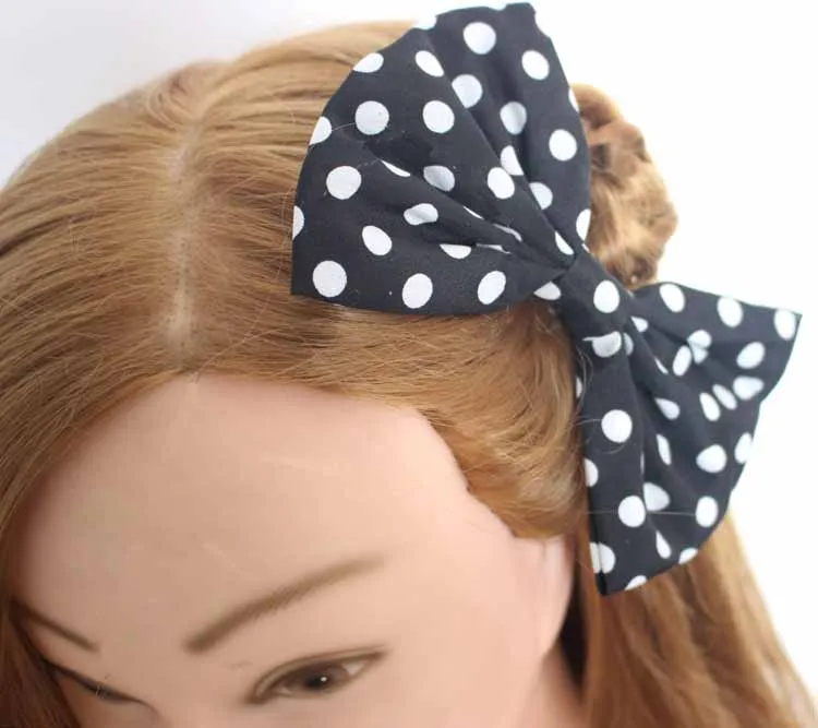 4 вида стилей дети лук заколки для девочек красный и черный леопард шифон