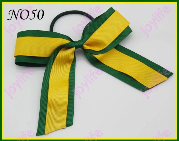 Новые 30 шт. новейшая мода 5*6 ''Cheer ведущий волосы лук Разноцветные девушка держатели волосы бант