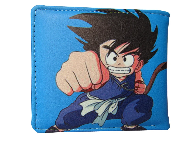 Аниме Жемчуг дракона Супер Saiyan сон Гохан PU короткий кошелек/кошелек складной кошелек