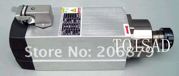 ER32 4.5KW 18000 об/мин 300 Гц четырехтактный двигатель с воздушные охлаждением охлаждения мотор шпинделя гравировальный станок с ЧПУ