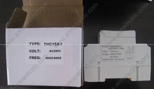 Thc15a-1 Таймеры с ЖК-дисплей, диапазон времени: 1min-186 час(7 дней), небольшой объем и просты в эксплуатации, белого цвета