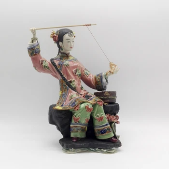 

Antique Beautiful Angel Marvel Collectible Figurines chinese Female Porcelain Fashion Dolls Sculptures Vintage Statue Home Decor