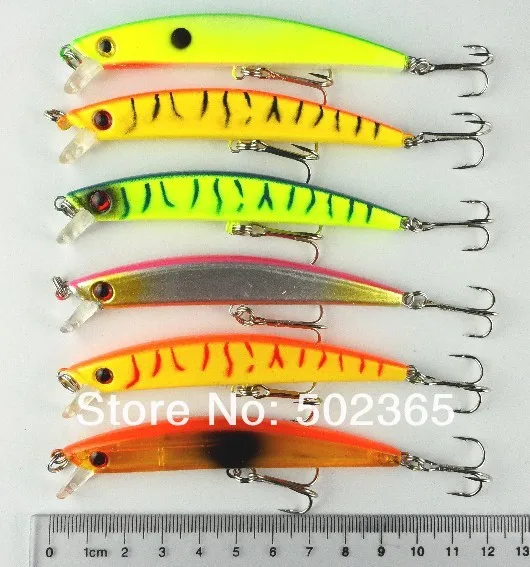 Горячий стиль shipping120pcs Crankbaits приманки пластиковые рыболовные приманки 8.5 см 10.3 г 6 крючки 85 мм минноу рыболовные снасти( MI036) воблеры рыбалка pesca
