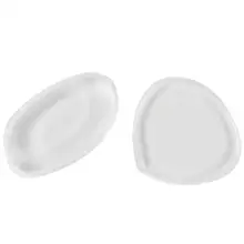 Прямая поставка, 1 пара, модный прозрачный силиконовый красивый прозрачный спонж пуховка для макияжа, esponja de Silicone Anne