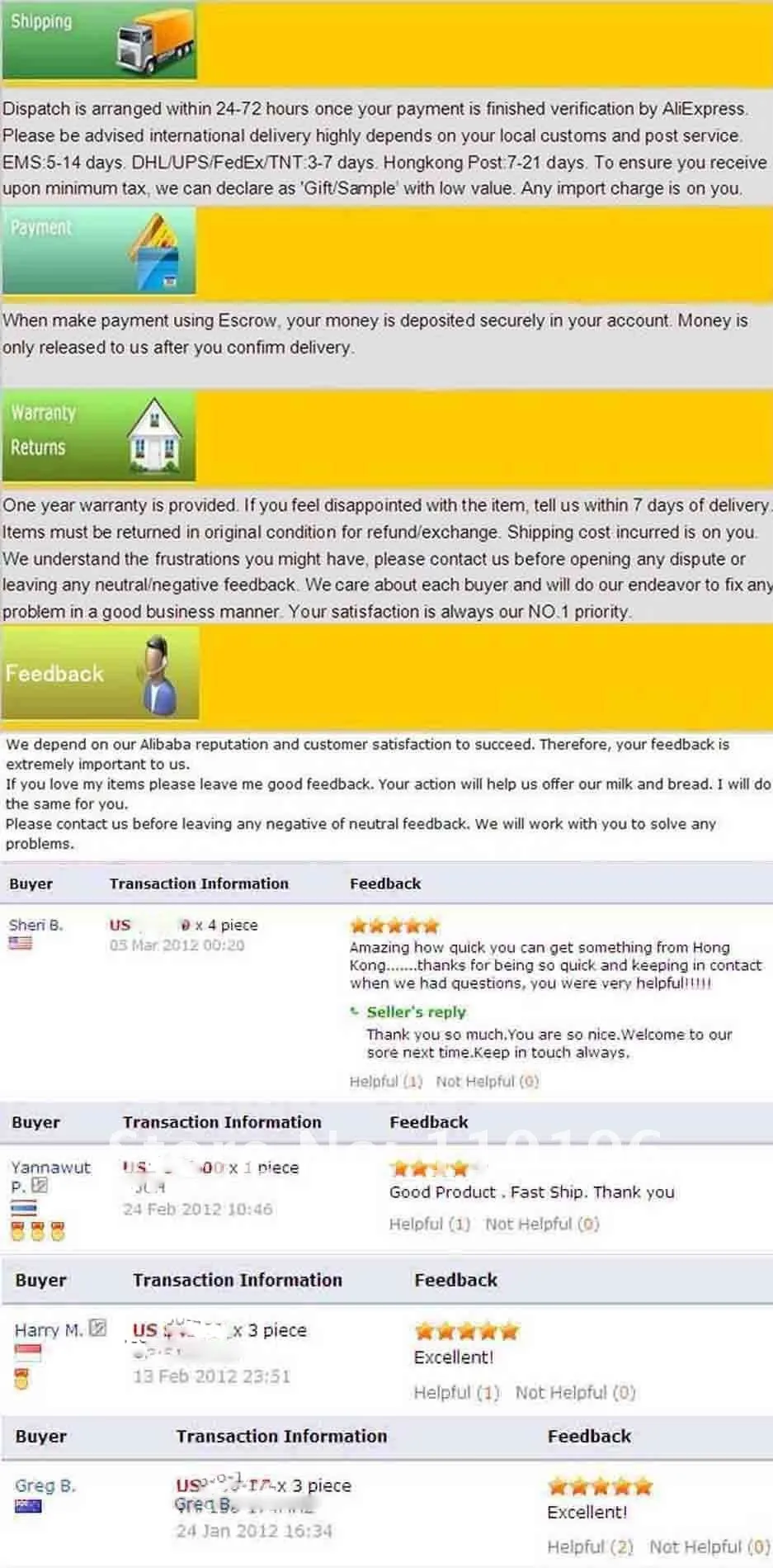 feedback