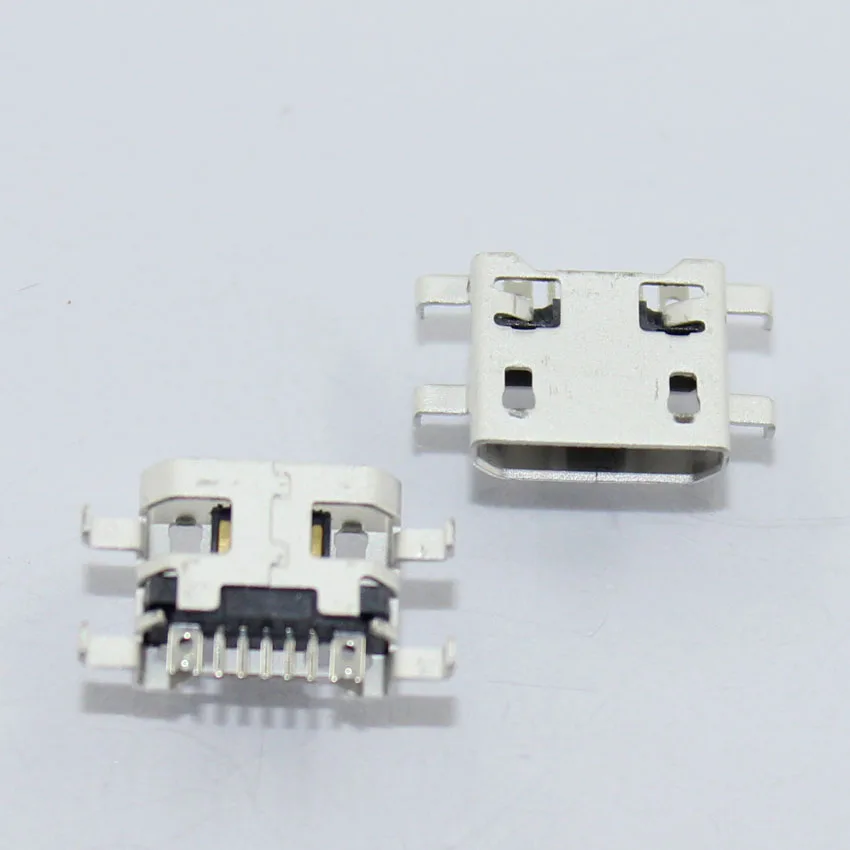 Micro USB/зарядки для мобильного телефона/Tablet/Android/7pin/плоским порт/DIP4/тонущий 0.72 мм/для Blackberry/ZTE/Huawei 25x