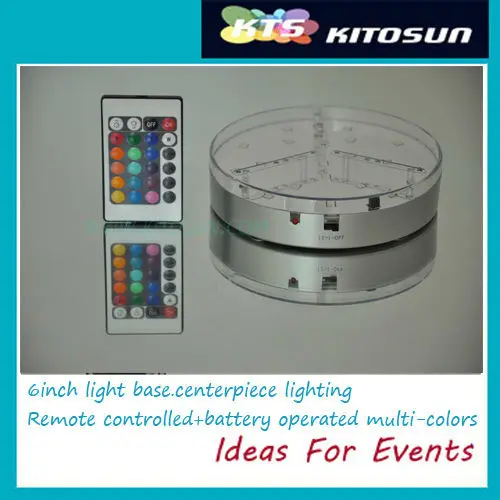 Silver 6inch light base KITOSUN 6
